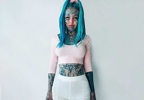 Известные модели, тела которых почти полностью покрыты татуировками