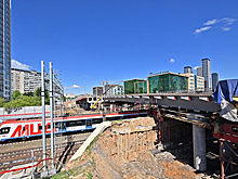 Сергей Собянин рассказал о строительстве путепровода через пути МЦД-2