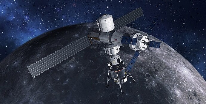 NASA сообщило о начале строительства станции на орбите Луны