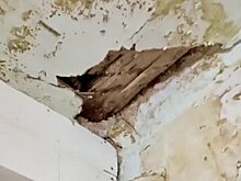 В многоквартирном доме в центре Кирова потолок обрушился на газовую трубу