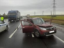 В ДТП с фурой в Михайловском районе погиб 80-летний водитель Renault Sandero