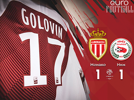 Дебют Головина не помог "Монако" одолеть новичка Лиги 1