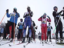 Команда района заняла 2-е место на окружных лыжных гонках