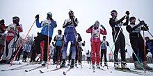 Команда района заняла 2-е место на окружных лыжных гонках