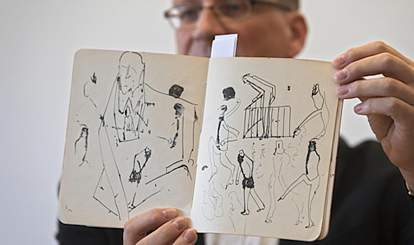 Уникальные рисунки Кафки вернулись в Тель-Авив