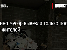 В Мурино мусор вывезли только после жалоб жителей