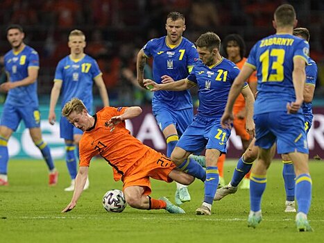 Сборная Нидерландов победила команду Украины в матче Евро-2020