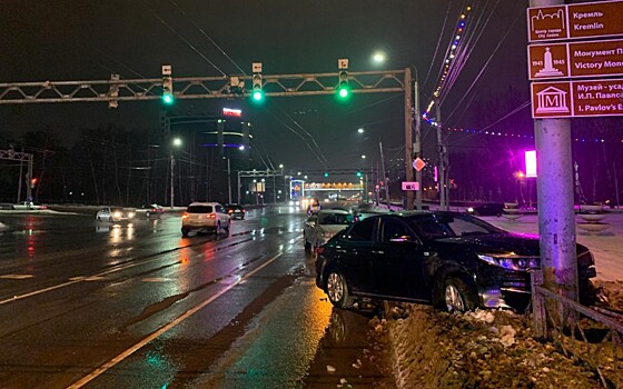 Аварию на Московском шоссе в Рязани устроил пьяный водитель