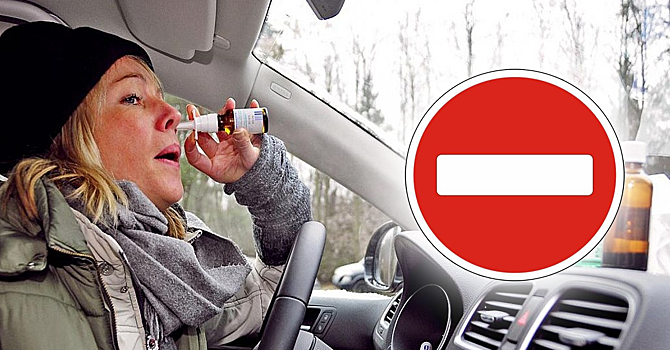 Почему во время простуды лучше не садиться за руль