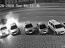 Водитель устроил двойное ДТП с пострадавшим на скользкой дороге в Липецке