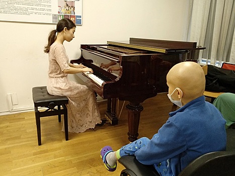 В Онкоцентре имени Блохина прошел концерт юных воспитанников консерватории