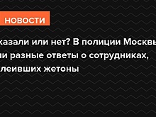 Наказали или нет? В полиции Москвы дали разные ответы о сотрудниках, заклеивших жетоны