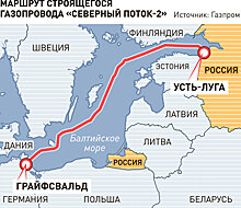 Строительство "Северного потока-2" не остановится из-за санкций США