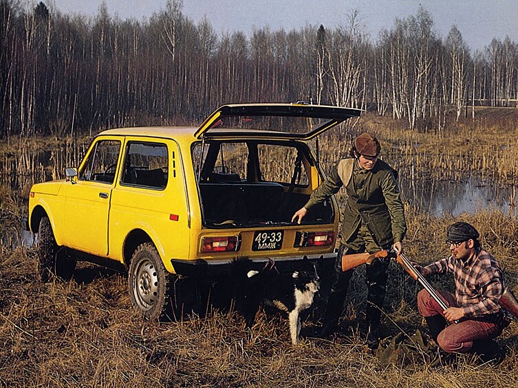 Рекламное фото Нивы, 1982 год.