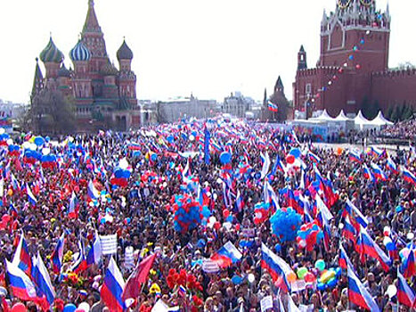 В Москве началось шествие в честь Дня труда
