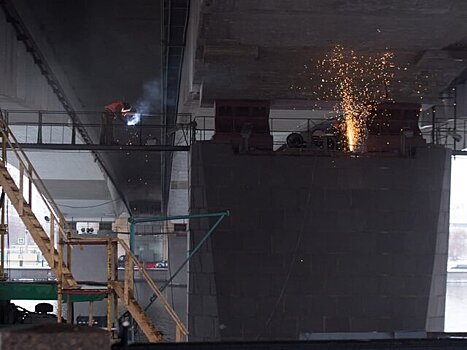 Бочкарев: Одна из самых длинных эстакад в столице на северном участке МСД готова на 76%