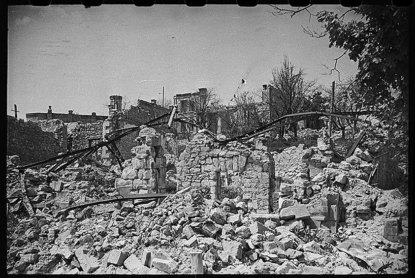 Разрушения в Севастополе