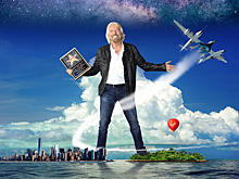 Бородатая стюардесса и полёт на НЛО. Самые эпатажные выходки миллиардера Ричарда Брэнсона