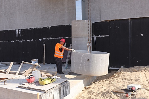 Строительство главной канализационной станции в Дзержинске выполнено на 78%