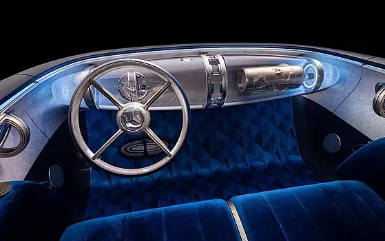 Mercedes Vision Iconic: от кузова на солнечной батарее до приборки в форме цеппелина