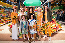 В овощах и фруктах: United Colors of Benetton устроил дебютный показ в Москве на Усачевском рынке