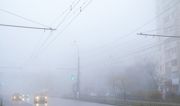 Желтый уровень погодной опасности ввели в Волгоградской области из-за тумана