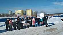 Обманутые дольщики вышли на акциею протеста во Всеволожском районе
