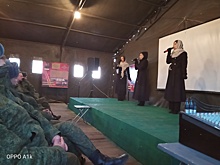 Артисты драмтеатра выступили перед резервистами в лагере под Оренбургом
