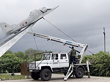 Активисты Молодёжки ОНФ восстанавливают памятник советскому лётчику в Курской области