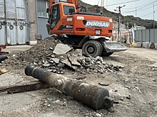 В Балаклаве из бетона достали пушки времен Крымской войны