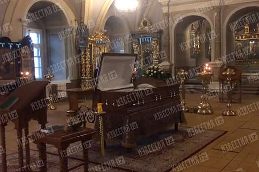 Опубликовано видео с закрытой церемонии прощания с диктором Кирилловым