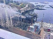 Появились фото разрушенного машинного зала ДнепроГЭС