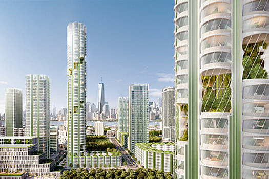 Зеленый шпиль. Американцы придумали небоскреб будущего. Как он будет выглядеть и спасать планету от загрязнения?