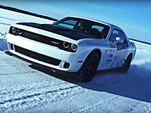 Dodge Challenger установил рекорд скорости на льду