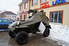 В Прикамье умелец собрал бронеавтомобиль БА-64
