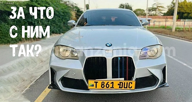 Берегите глаза: BMW 1-серии, стилизованный под M3 G80