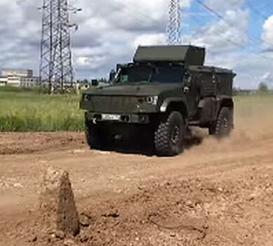 Новейший броневик для ВДВ попал на видео