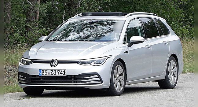 Volkswagen Golf замечен в кузове «универсал» и версии Alltrack