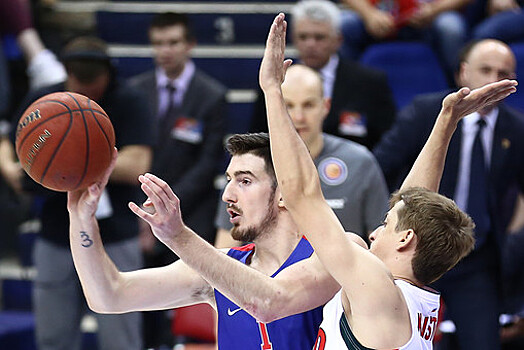 Баскетболисты ЦСКА потерпели первое поражение в нынешнем сезоне Единой лиги ВТБ