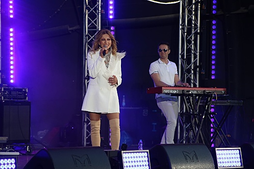 Группа Reflex выступила на концерте в День города в Новосибирске