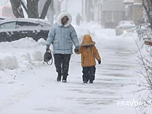 Нижний Новгород накрыл снегопад