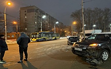 В рязанской горроще столкнулись две иномарки