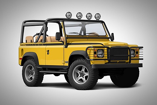 Старый Land Rover Defender переделали в электромобиль