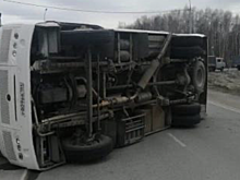 ГИБДД по Новосибирской области сообщило о подробностях ДТП с автобусом