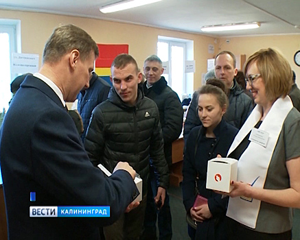 В Гусеве на выборах президента Российской Федерации проголосовали двойняшки