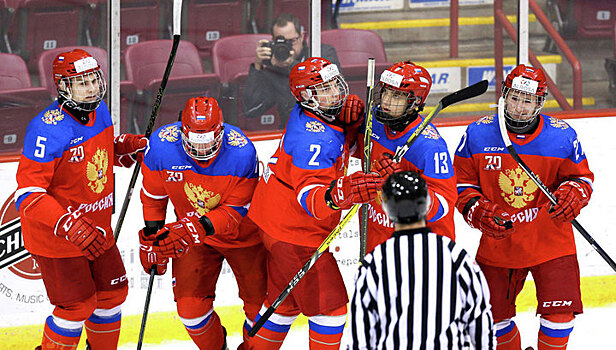 Юниорская сборная России потерпела первое поражение на чемпионате мира