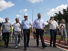 Партийный десант «Единой России» проверил строительство транспортного объекта в Курске