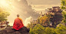 Буддийские монахи получают важные сведения от НЛО