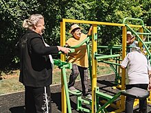 В Нововятске открылась многофункциональная спортивная площадка для пожилых людей