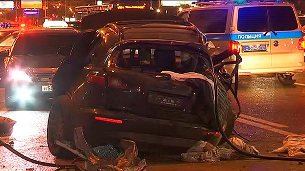 В Москве на Кутузовском проспекте произошло ДТП с участием такси